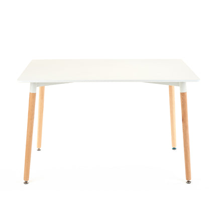 Mesa Rectangular Eames 120x80 + 6 Sillas Cannes