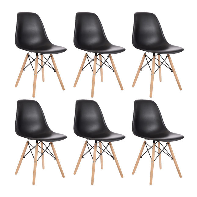 Set de 6 Sillas de Diseño Eames