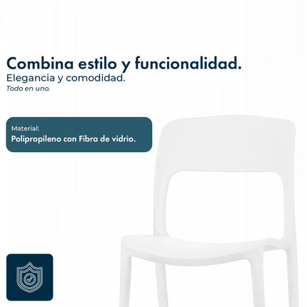 Set 6 Sillas de Diseño Nina