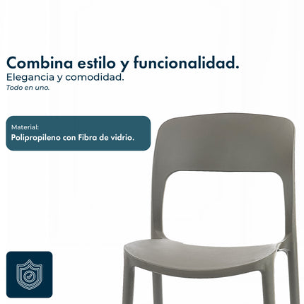 Set 6 Sillas de Diseño Nina