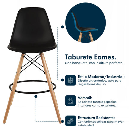 Banqueta Taburete Eames