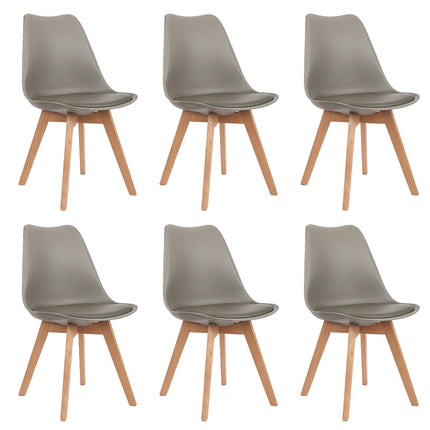 Set 6 Sillas de Diseño Tulip